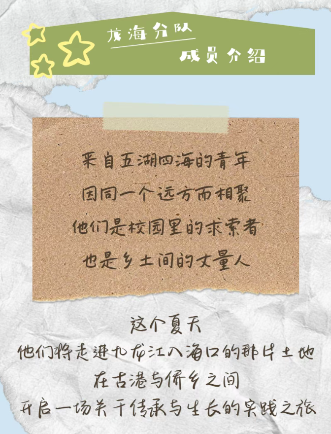 2026实践 | 天津大学“无忧”实践队龙海分队成员介绍